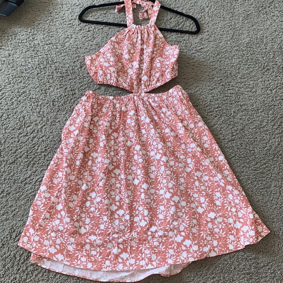 Celina Moon Halter Cutout Mini Dress, M, NWT - Picture 4 of 7